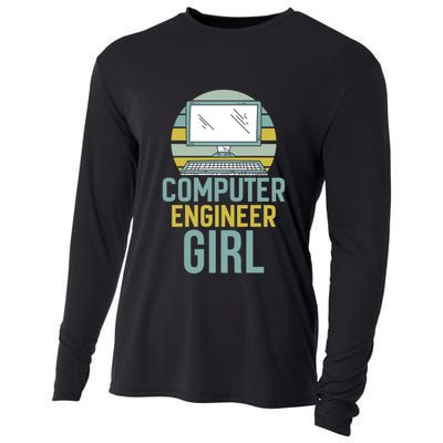 Computer Engineer Programming Programmer Engineering Gift Cooling Performance Long Sleeve Crew