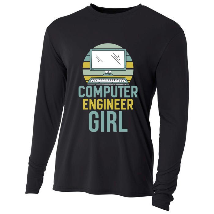 Computer Engineer Programming Programmer Engineering Gift Cooling Performance Long Sleeve Crew