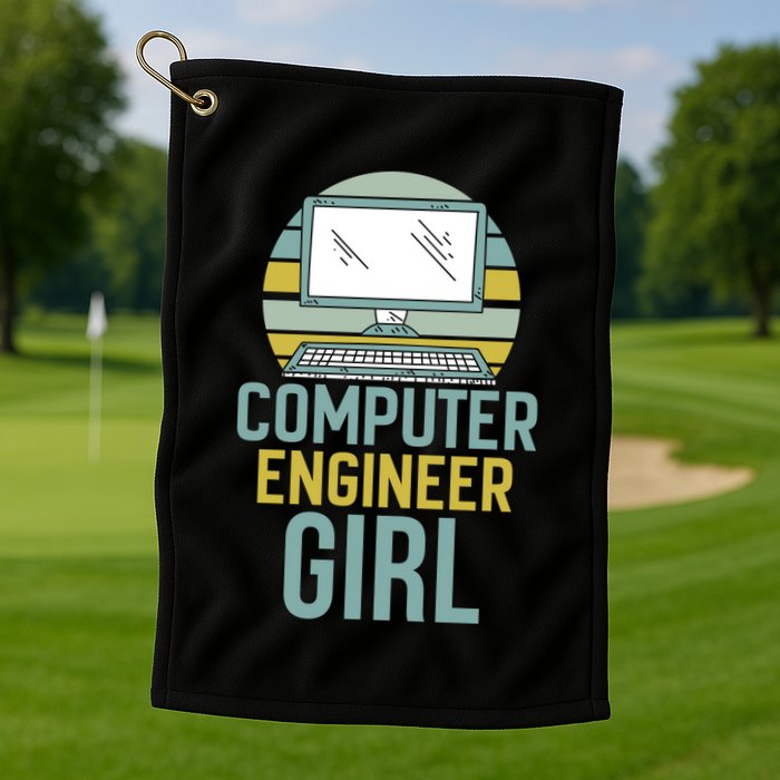 Computer Engineer Programming Programmer Engineering Gift Golf Towel