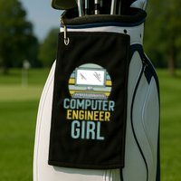 Computer Engineer Programming Programmer Engineering Gift Golf Towel