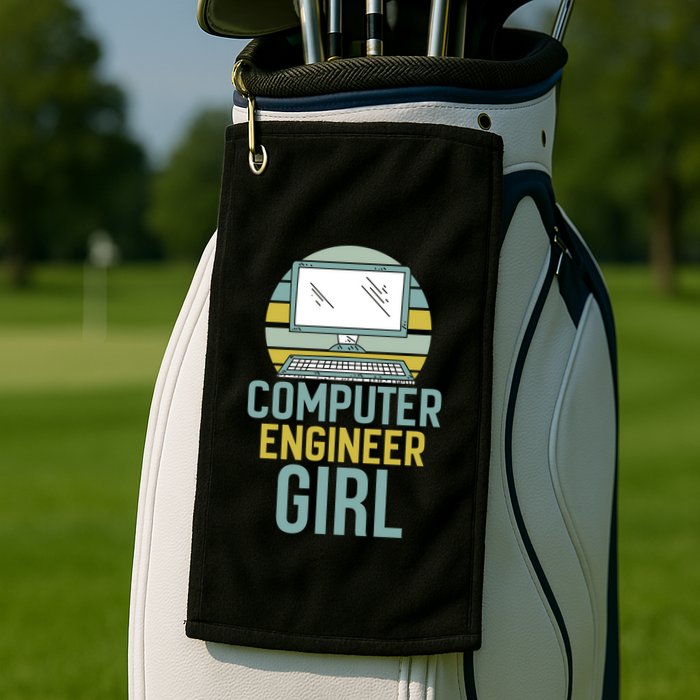 Computer Engineer Programming Programmer Engineering Gift Golf Towel