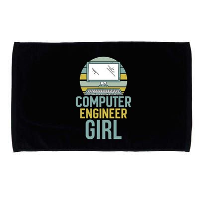 Computer Engineer Programming Programmer Engineering Gift Microfiber Hand Towel