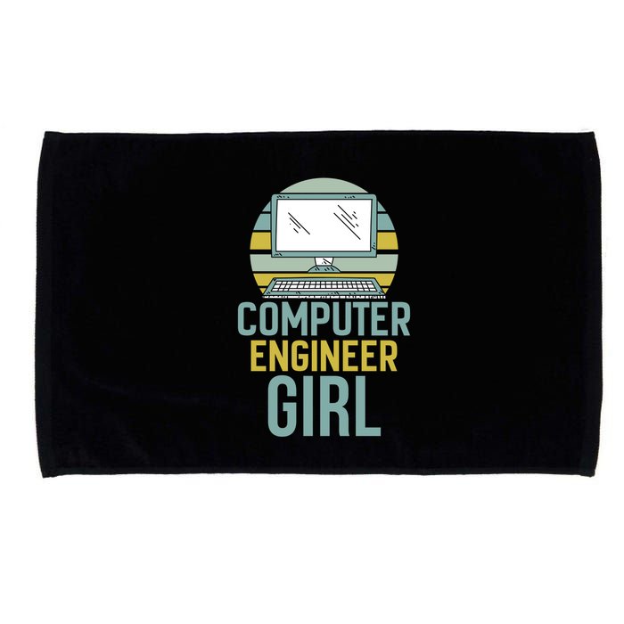Computer Engineer Programming Programmer Engineering Gift Microfiber Hand Towel