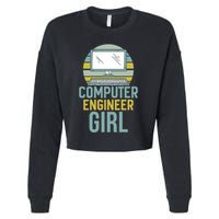 Computer Engineer Programming Programmer Engineering Gift Cropped Pullover Crew