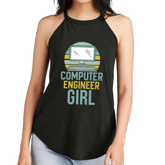 Computer Engineer Programming Programmer Engineering Gift Women's Perfect Tri Rocker Tank