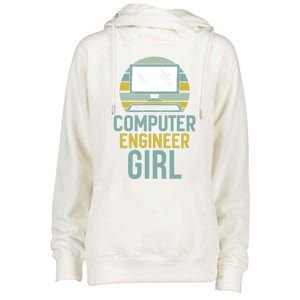 Computer Engineer Programming Programmer Engineering Gift Womens Funnel Neck Pullover Hood