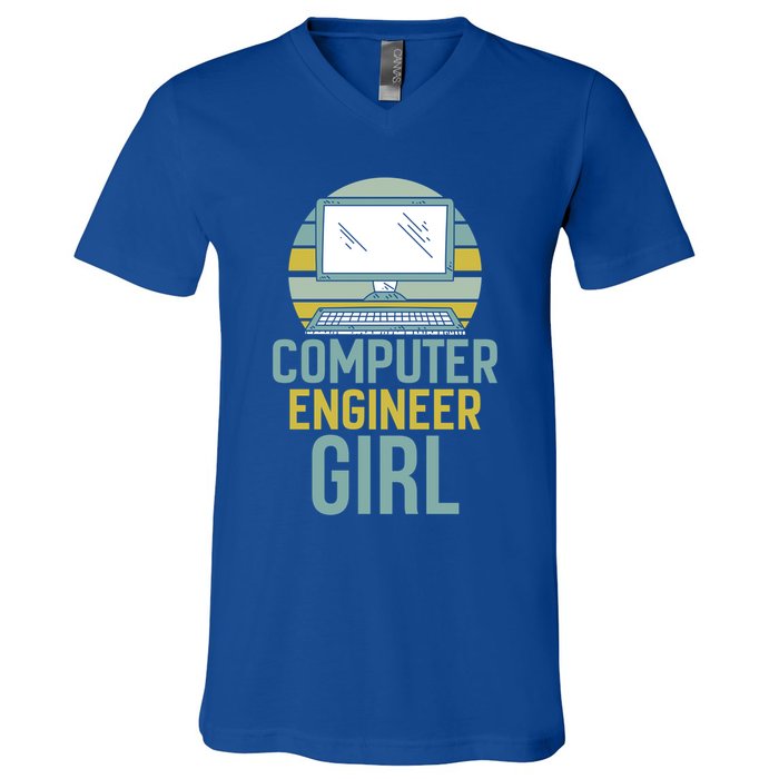 Computer Engineer Programming Programmer Engineering Gift V-Neck T-Shirt