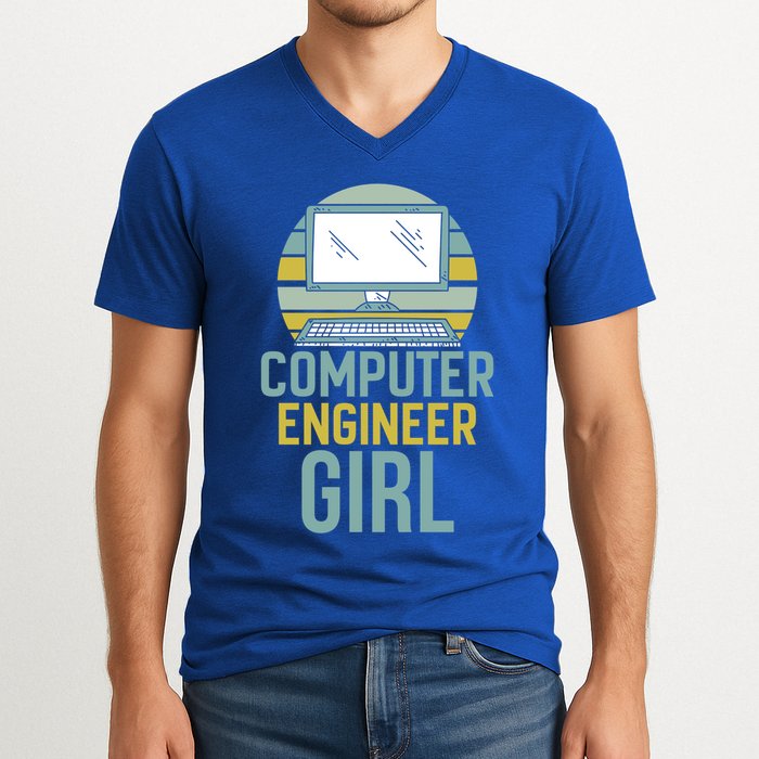 Computer Engineer Programming Programmer Engineering Gift V-Neck T-Shirt