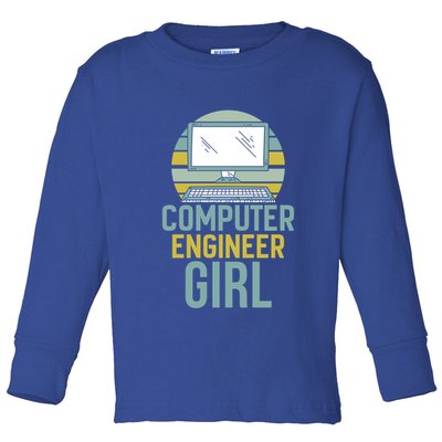Computer Engineer Programming Programmer Engineering Gift Toddler Long Sleeve Shirt