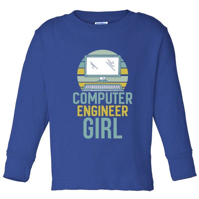 Computer Engineer Programming Programmer Engineering Gift Toddler Long Sleeve Shirt