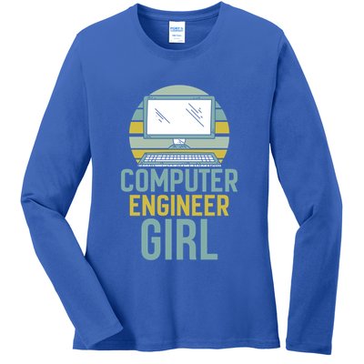Computer Engineer Programming Programmer Engineering Gift Ladies Long Sleeve Shirt