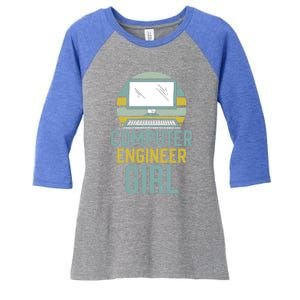 Computer Engineer Programming Programmer Engineering Gift Women's Tri-Blend 3/4-Sleeve Raglan Shirt