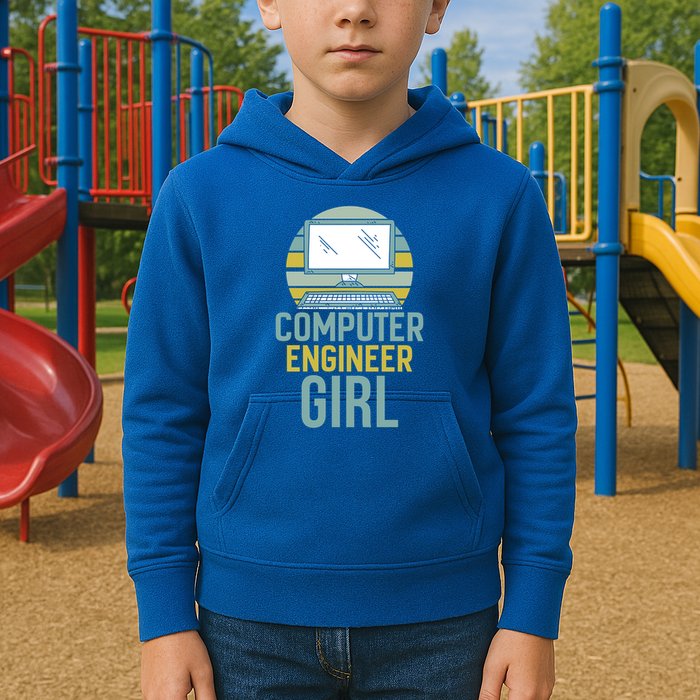 Computer Engineer Programming Programmer Engineering Gift Kids Hoodie