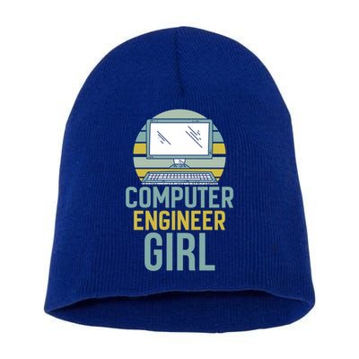 Computer Engineer Programming Programmer Engineering Gift Short Acrylic Beanie