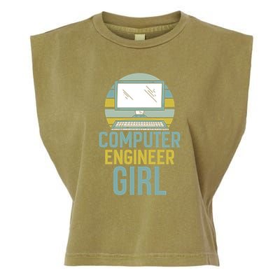 Computer Engineer Programming Programmer Engineering Gift Garment-Dyed Women's Muscle Tee