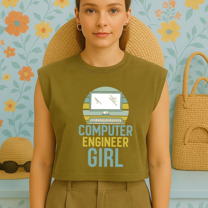 Computer Engineer Programming Programmer Engineering Gift Garment-Dyed Women's Muscle Tee