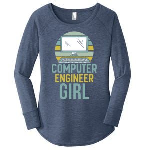 Computer Engineer Programming Programmer Engineering Gift Women's Perfect Tri Tunic Long Sleeve Shirt