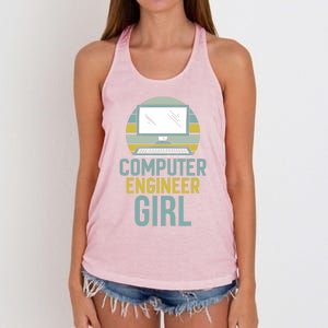 Computer Engineer Programming Programmer Engineering Gift Women's Knotted Racerback Tank