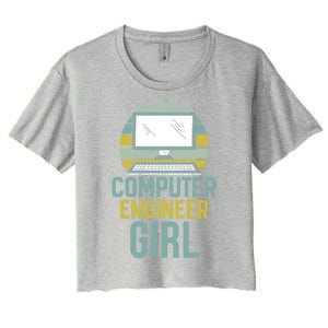 Computer Engineer Programming Programmer Engineering Gift Women's Crop Top Tee