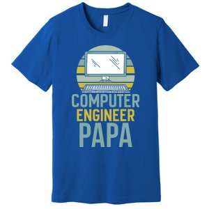 Computer Engineer Papa Programmer Engineering Programming Gift Premium T-Shirt