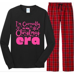 Christmas Era Pink Candycore Holiday Movie Watching Gift Long Sleeve Pajama Set