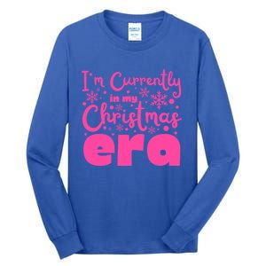 Christmas Era Pink Candycore Holiday Movie Watching Gift Tall Long Sleeve T-Shirt