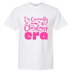 Christmas Era Pink Candycore Holiday Movie Watching Gift Garment-Dyed Heavyweight T-Shirt