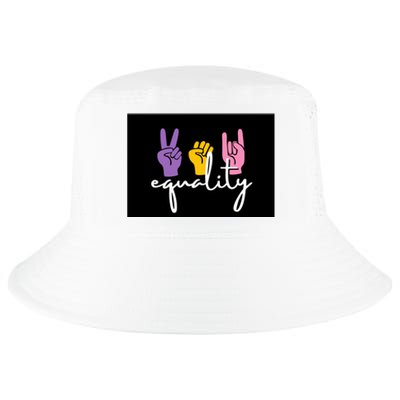 Colorful Equality Pride T Cool Comfort Performance Bucket Hat