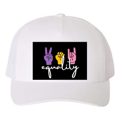 Colorful Equality Pride T Yupoong Adult 5-Panel Trucker Hat