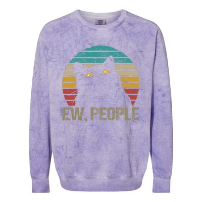 Cat Ew People Colorblast Crewneck Sweatshirt