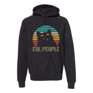 Cat Ew People Premium Hoodie