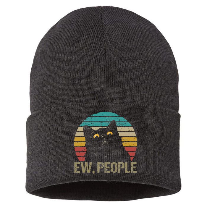 Cat Ew People Sustainable Knit Beanie