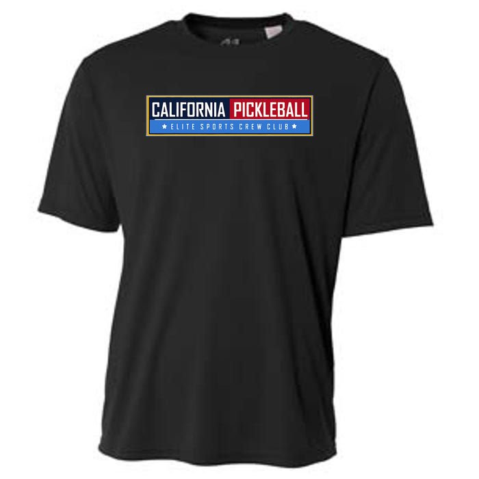 California Elite Pickleball Sports Crew Club Cooling Performance Crew T-Shirt