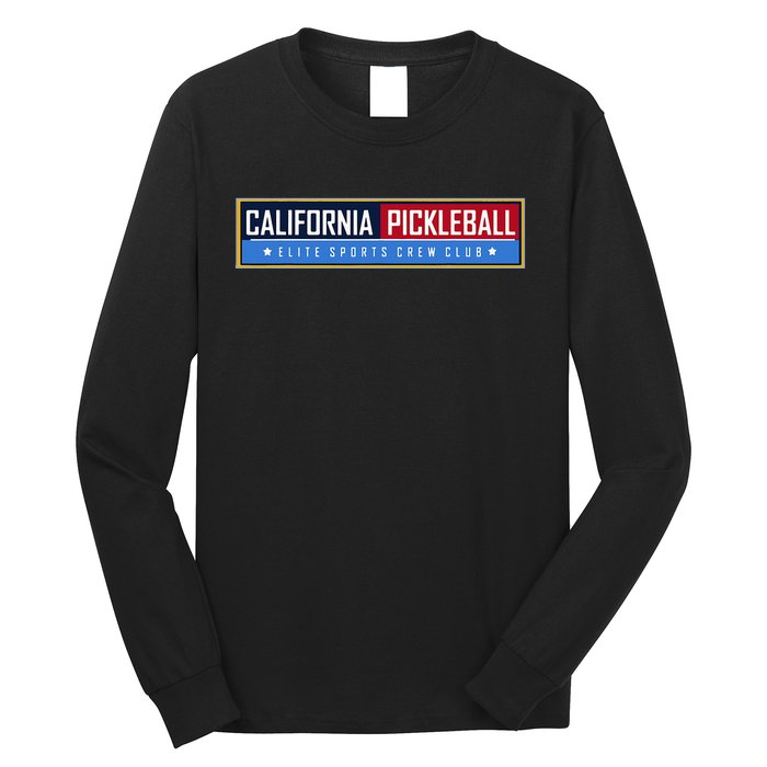 California Elite Pickleball Sports Crew Club Long Sleeve Shirt