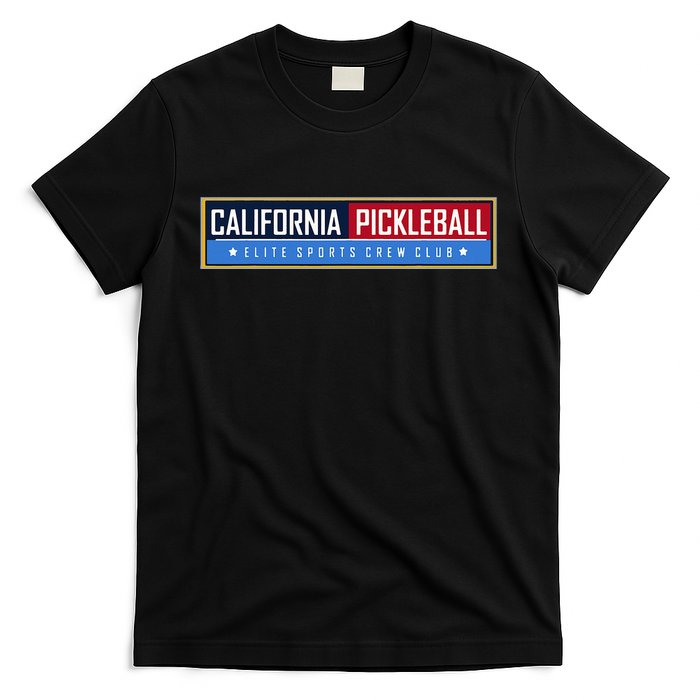 California Elite Pickleball Sports Crew Club T-Shirt