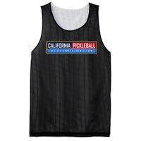 California Elite Pickleball Sports Crew Club Mesh Reversible Basketball Jersey Tank