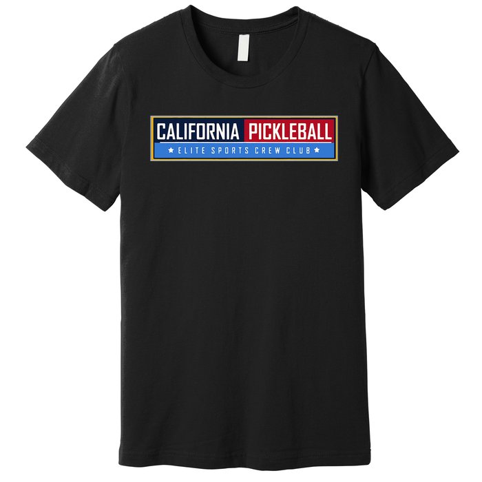 California Elite Pickleball Sports Crew Club Premium T-Shirt