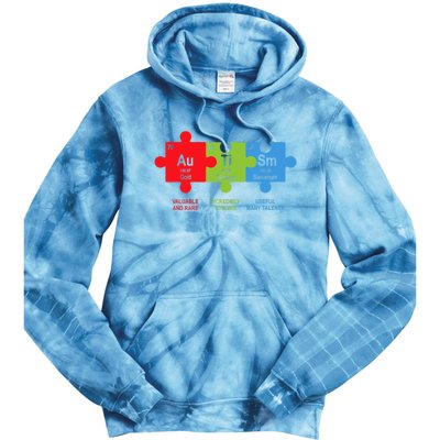 cute Elements Periodic Table ASD Awareness Tie Dye Hoodie