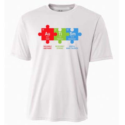 cute Elements Periodic Table ASD Awareness Cooling Performance Crew T-Shirt