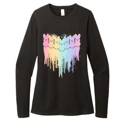 Cute Easter Painted Spring Colors Peeps Womens CVC Long Sleeve Shirt