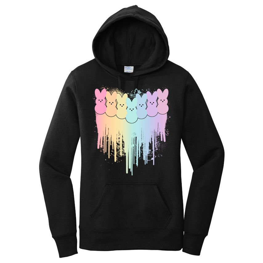 Cute Easter Painted Spring Colors Peeps Women's Pullover Hoodie