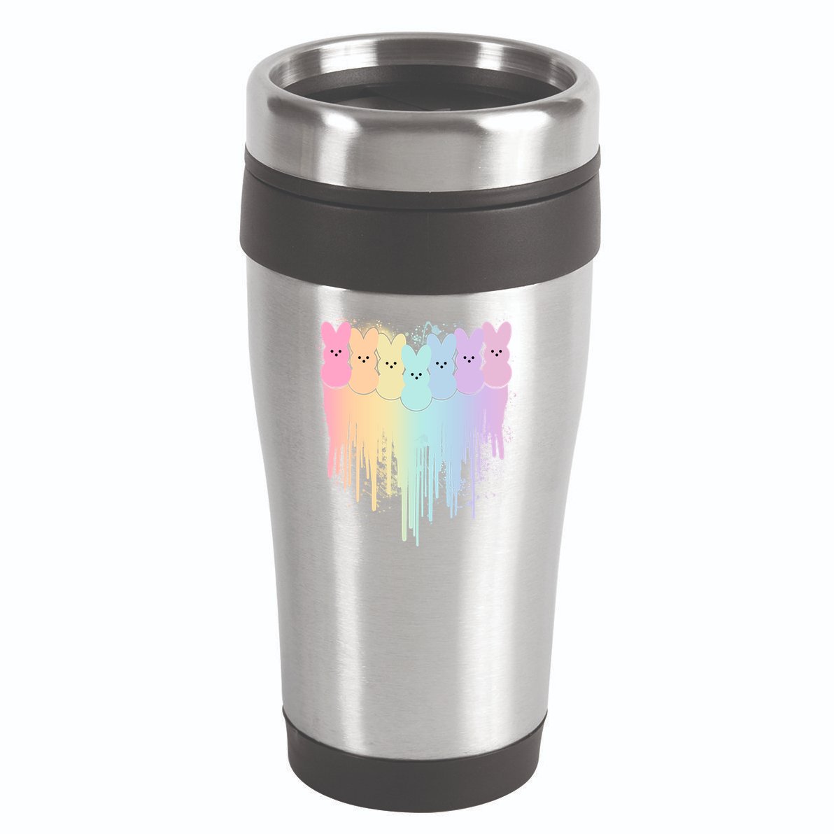 Cute Easter Painted Spring Colors Peeps 16oz Travel Tumbler