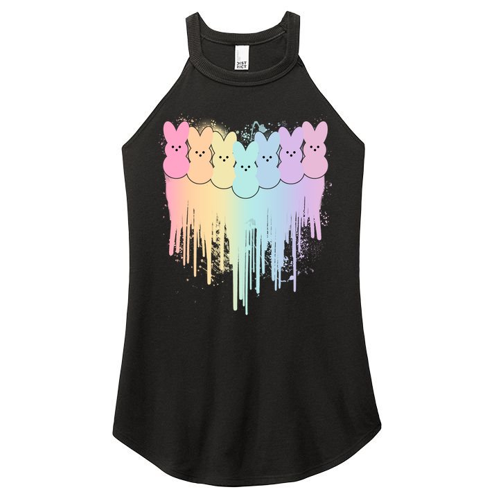 Cute Easter Painted Spring Colors Peeps Women's Perfect Tri Rocker Tank