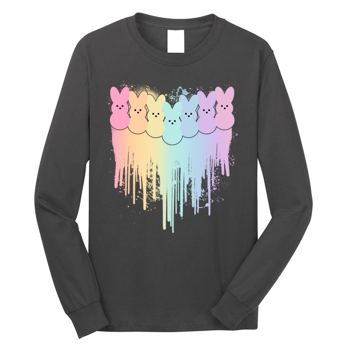 Cute Easter Painted Spring Colors Peeps Long Sleeve Shirt