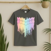 Cute Easter Painted Spring Colors Peeps T-Shirt