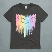 Cute Easter Painted Spring Colors Peeps T-Shirt