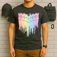 Cute Easter Painted Spring Colors Peeps T-Shirt