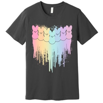 Cute Easter Painted Spring Colors Peeps Premium T-Shirt