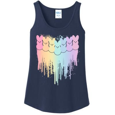 Cute Easter Painted Spring Colors Peeps Ladies Essential Tank