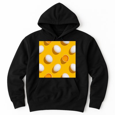 Chicken Eggs Pattern Hoodie